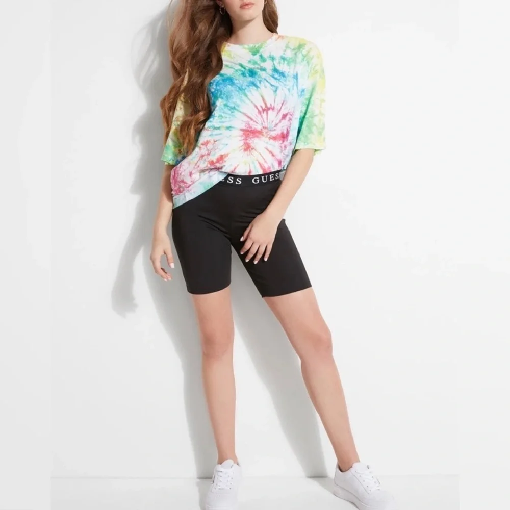 GUESS JEANS Tie Dye Oversized T-shirt XL - Picture 5 of 8